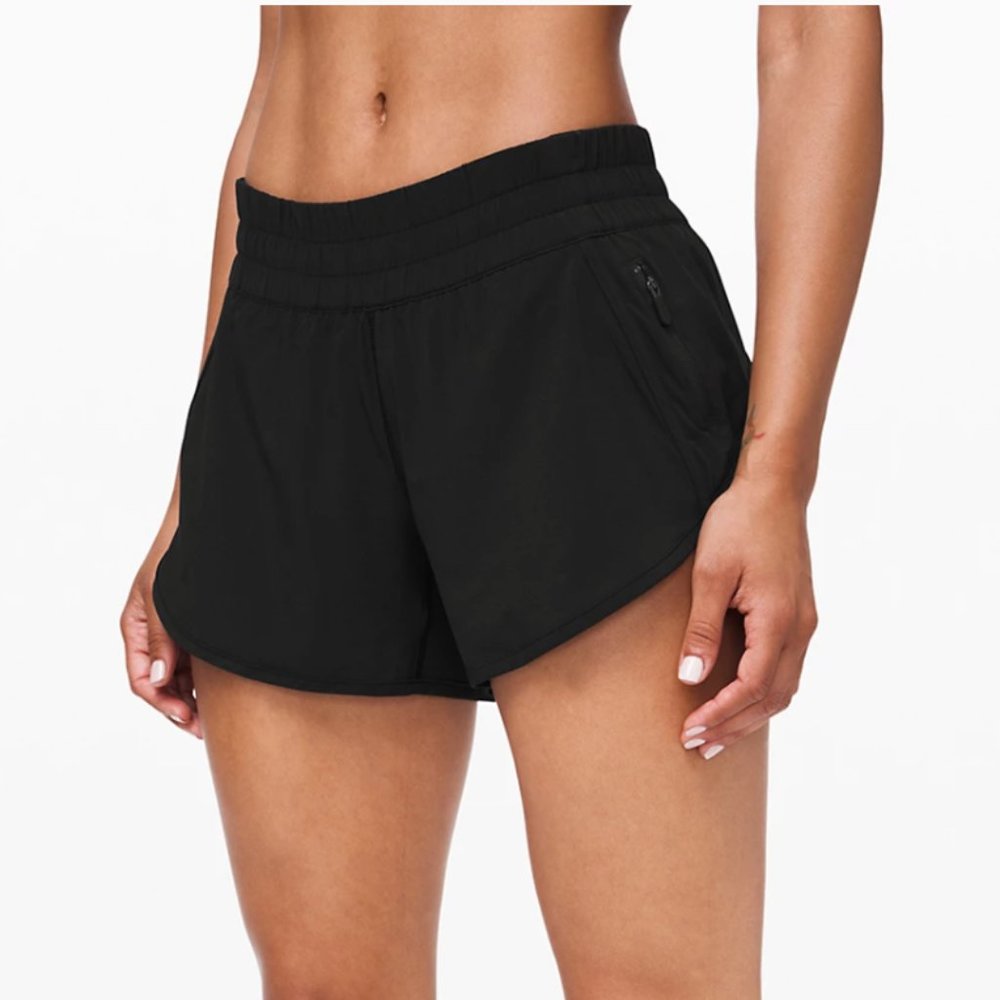 Lululemon Shorts, Black Tracker Short 4"